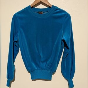 Allure Blue Crew Neck Sweater